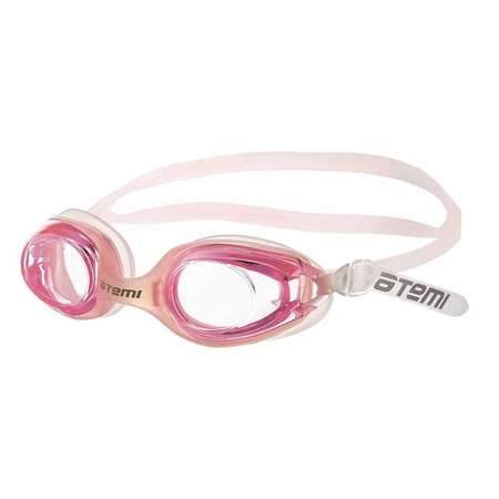 Очки для плавания детские Atemi N7402 от 4 до 12 лет цвет розовый