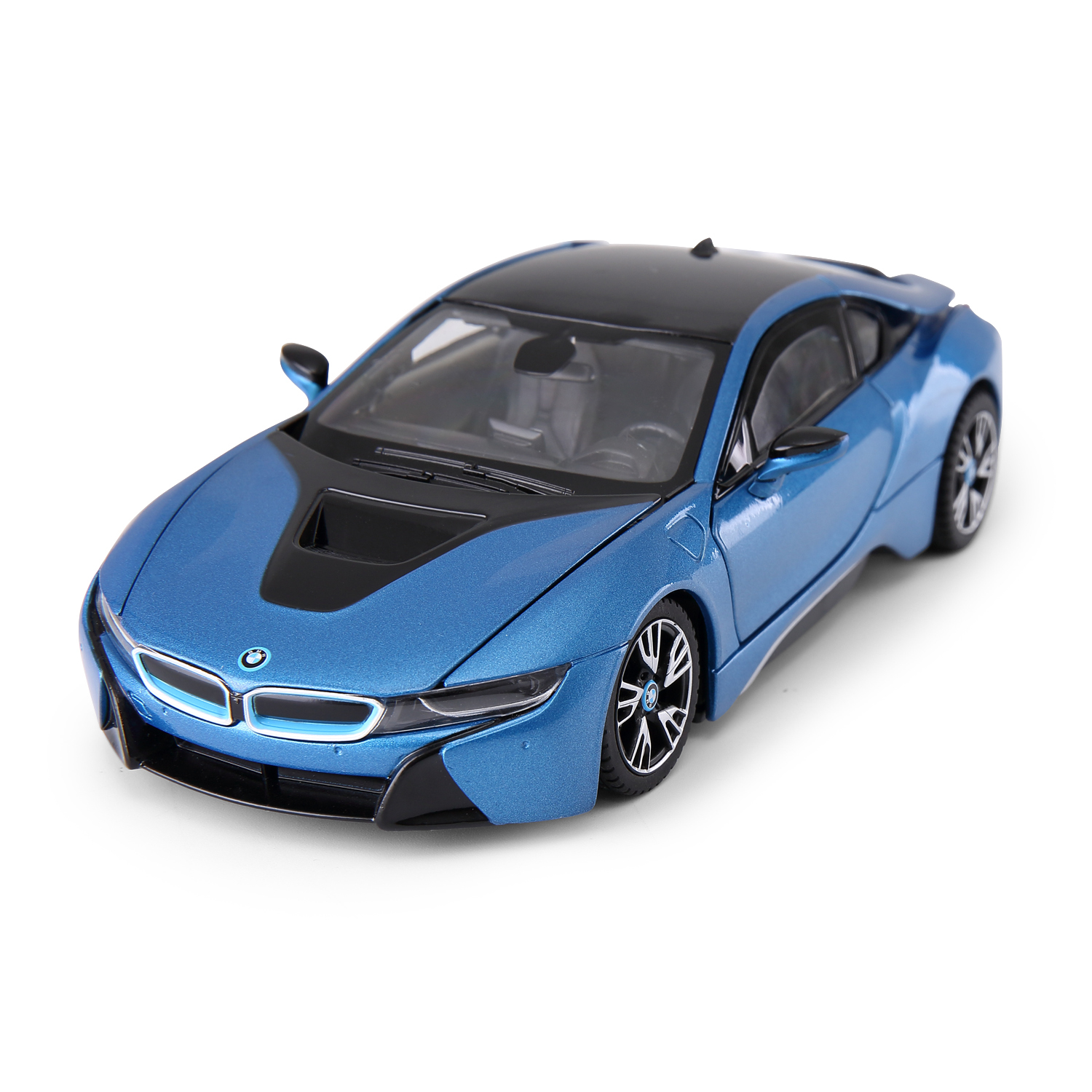 Автомобиль Rastar BMW i8 1:43 голубой 58400 - фото 8