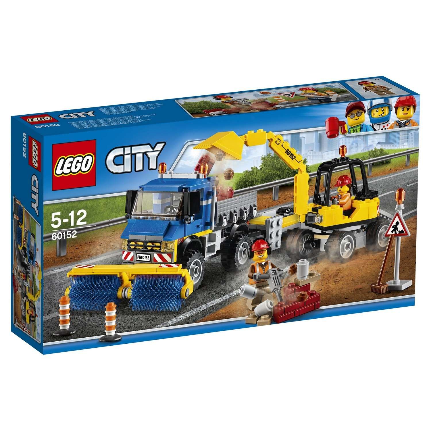 Конструктор LEGO City Great Vehicles Уборочная техника (60152) - фото 2