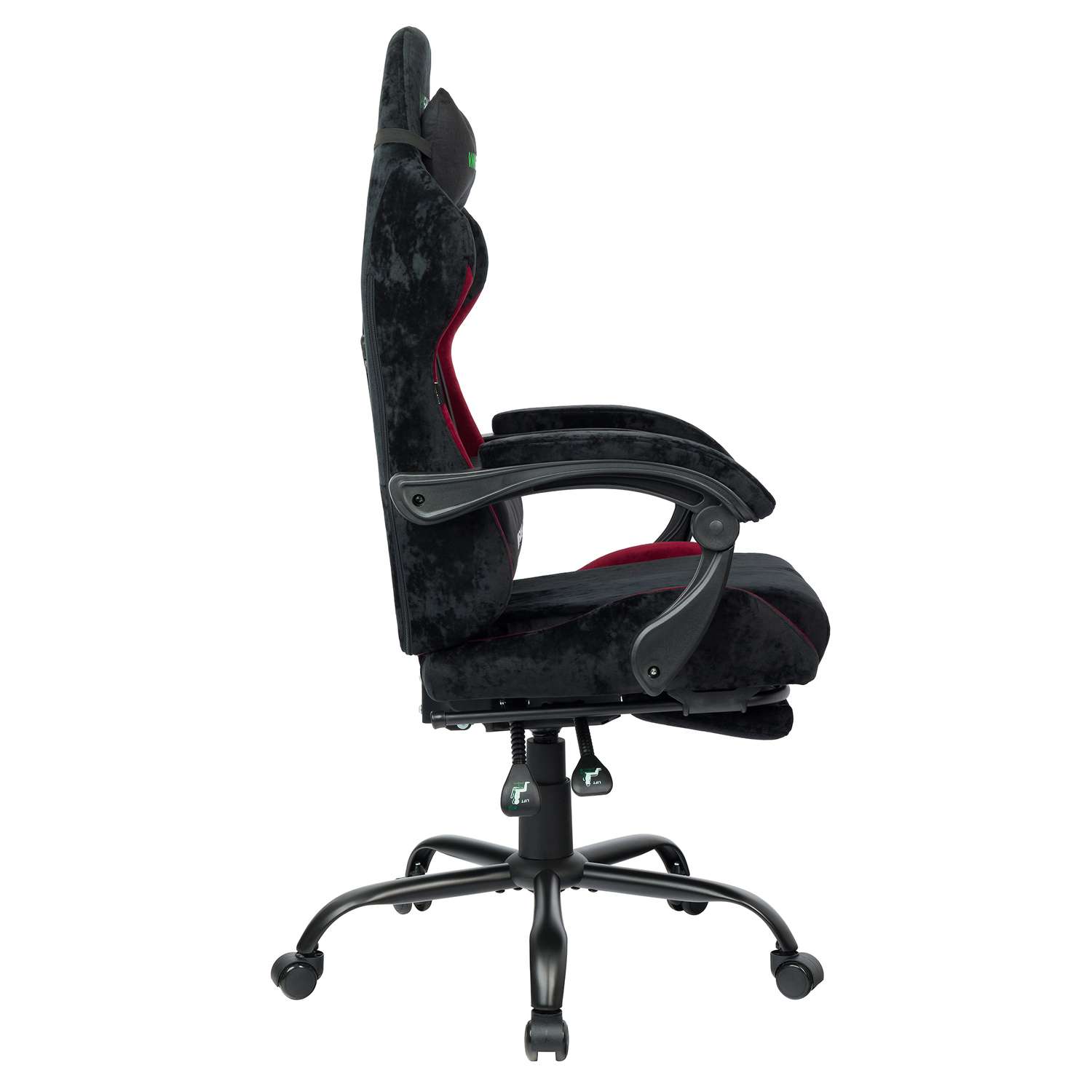 Кресло компьютерное VMMGAME игровое THRONE VELOUR черно-красный - фото 3
