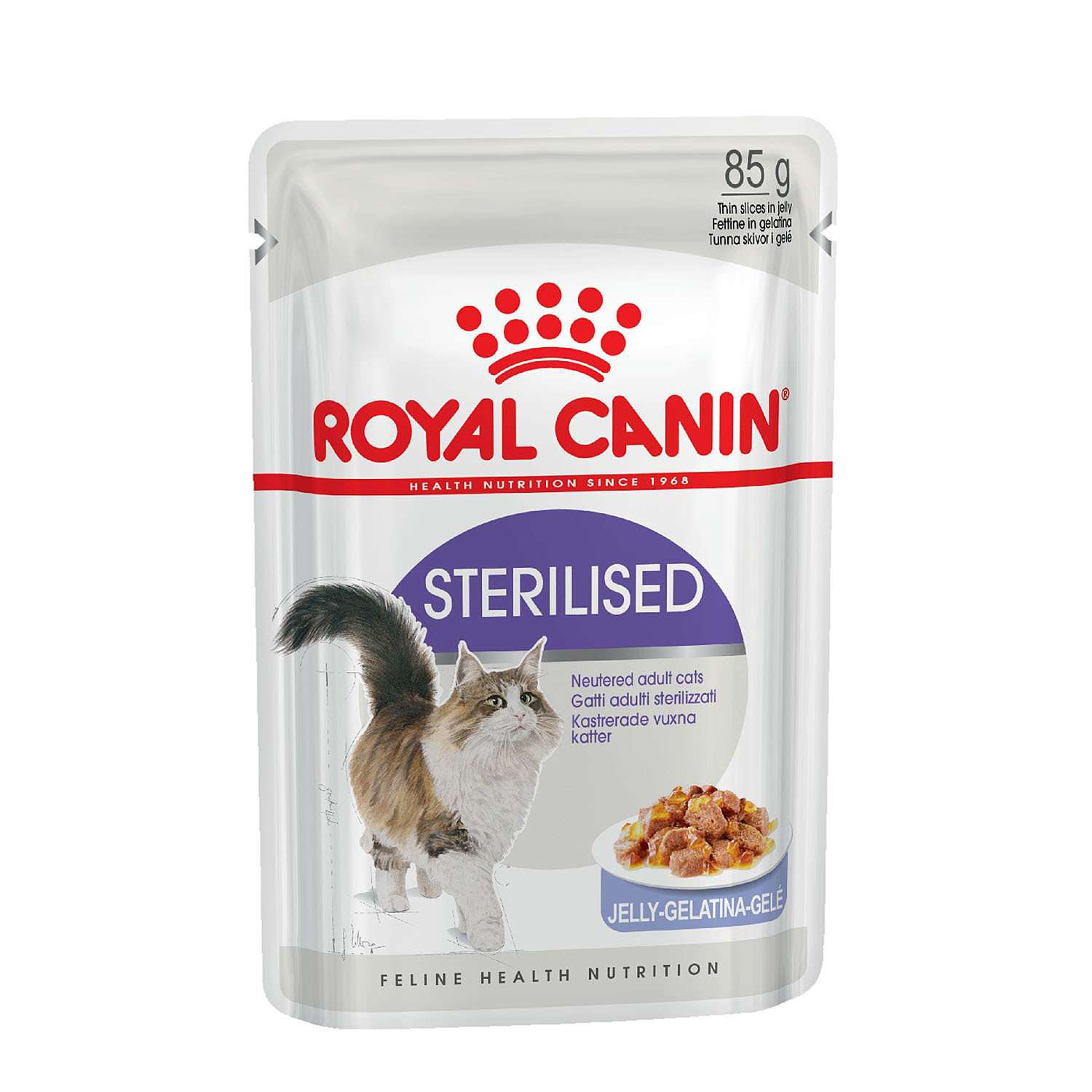 Корм влажный для кошек ROYAL CANIN Sterilised 85г желе стерилизованных - фото 1