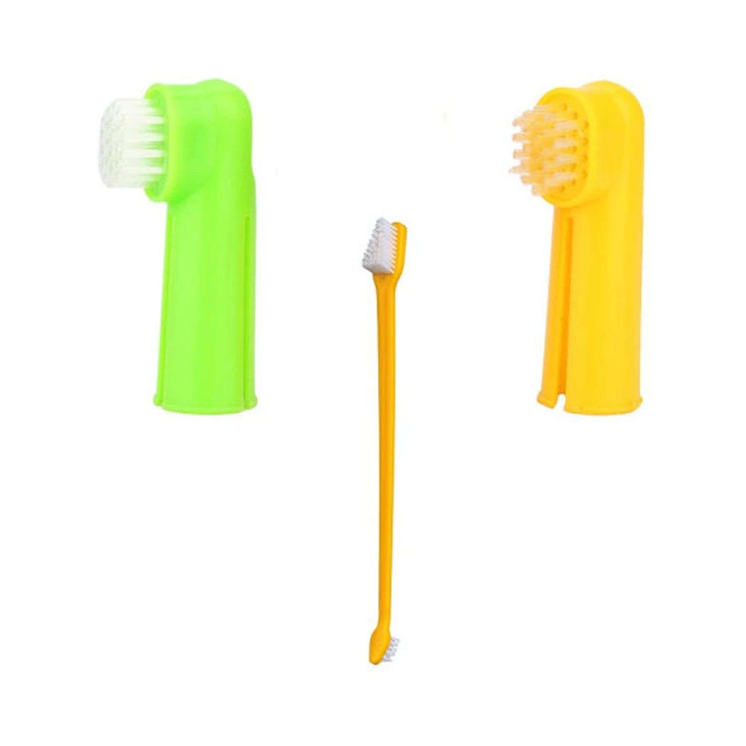 Набор зубных щёток для собак Uniglodis 3шт. - фото 1