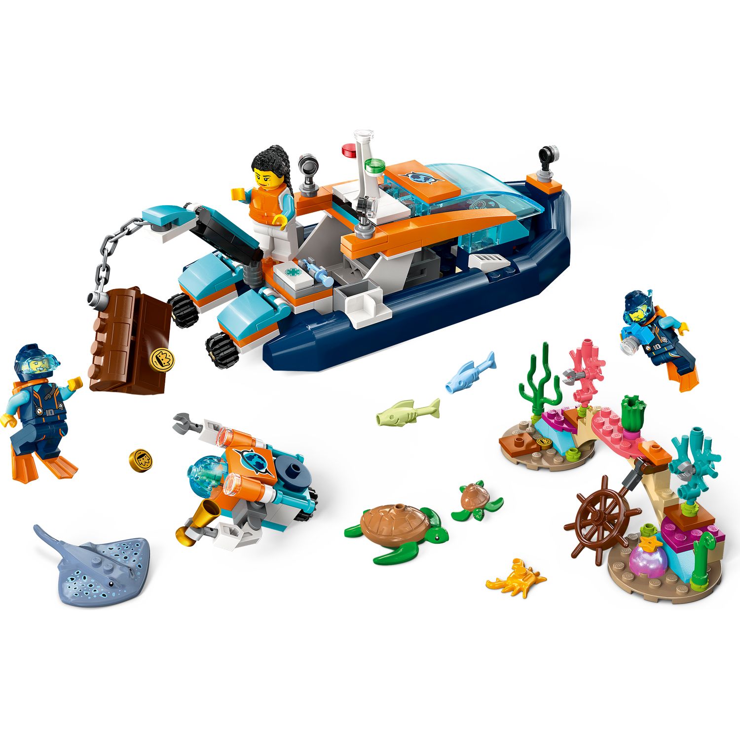 LEGO City Explorer Diving Boat 60377 2544