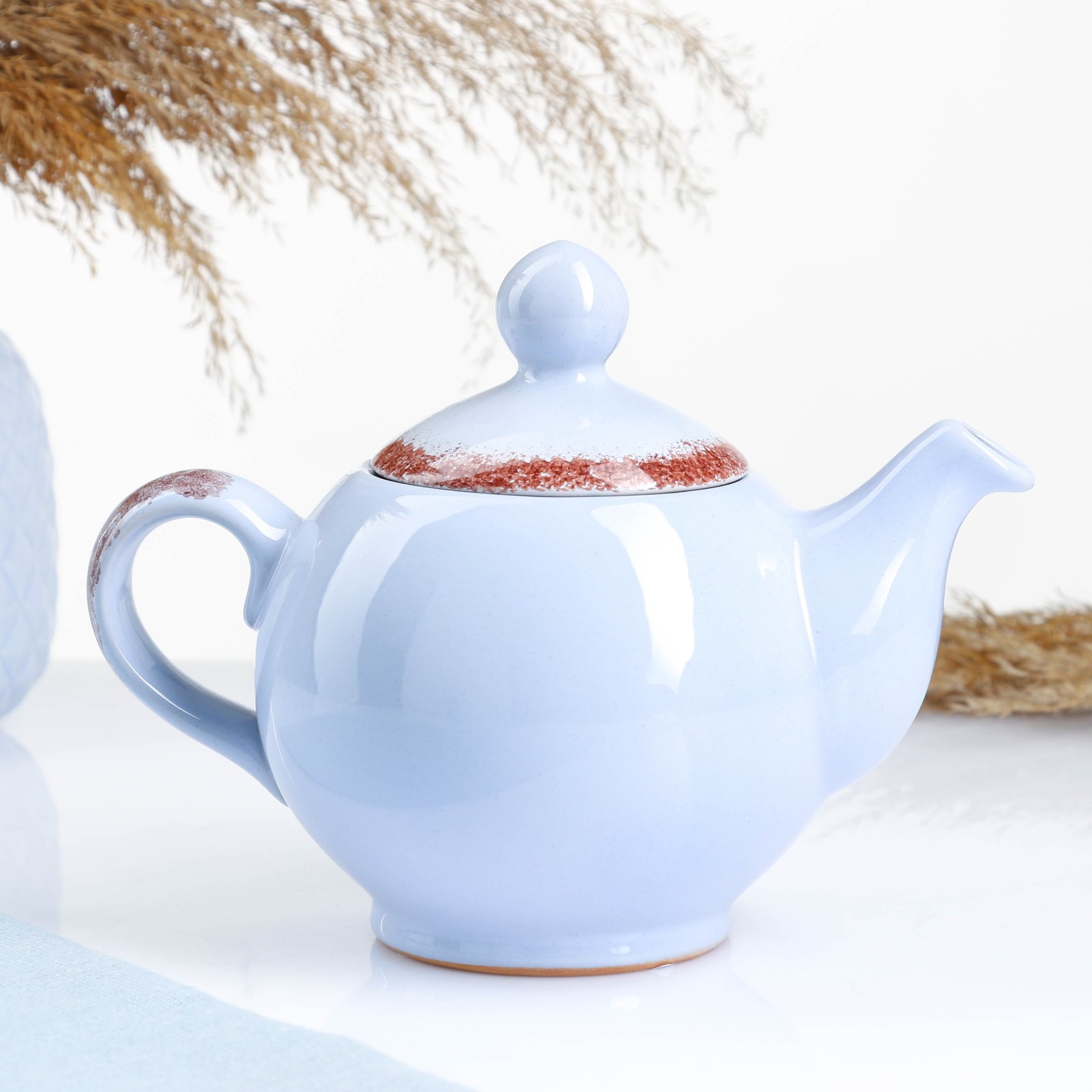 Заварочный чайник Sima-Land голубой 0.5л - фото 7