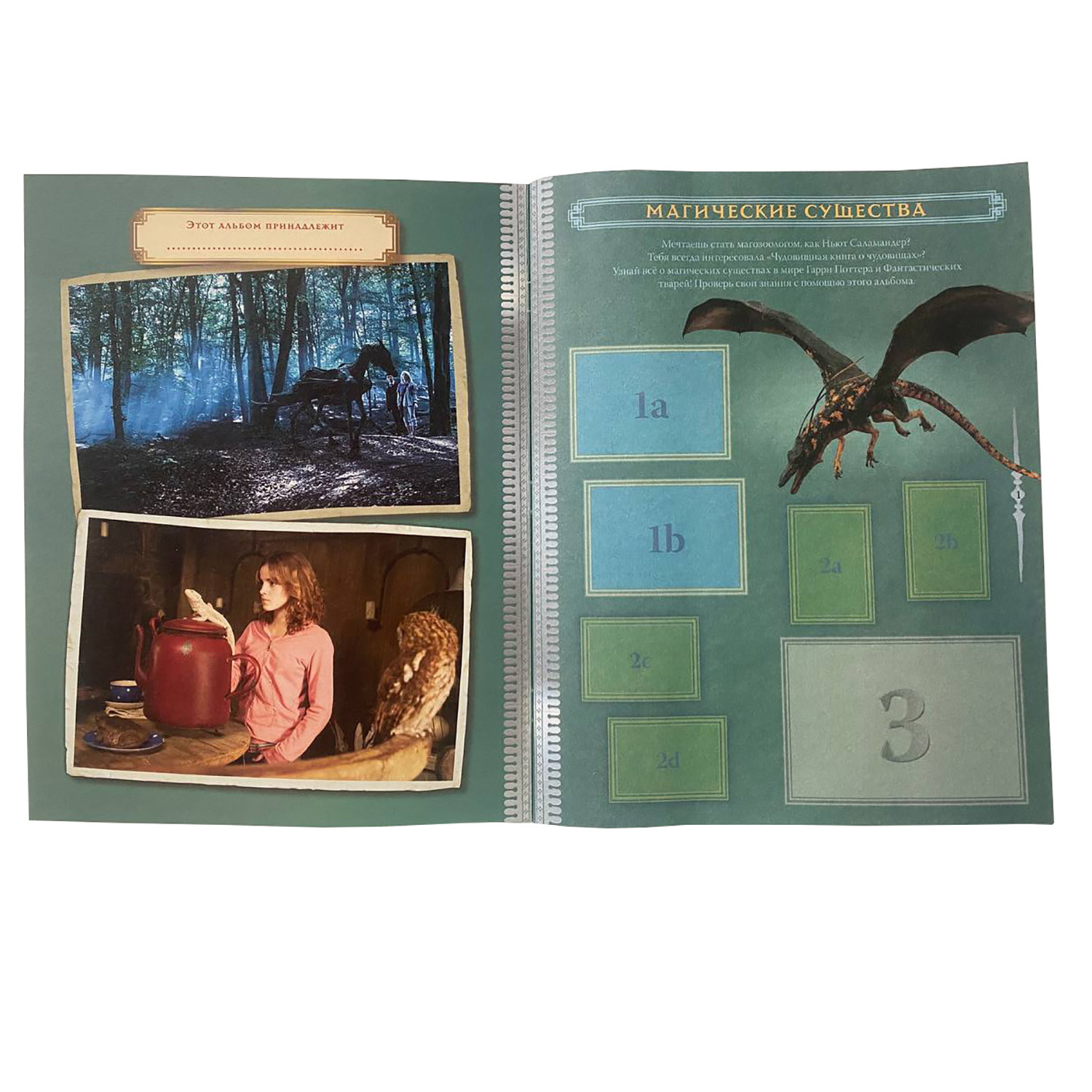 Альбом Panini Harry Potter Guide 1 Magical creatures Гарри Поттер Гид Магические создания - фото 5