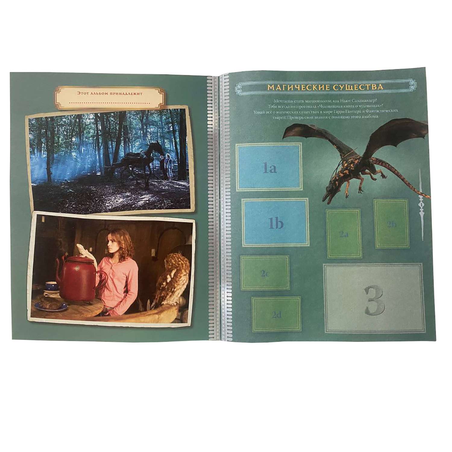 Альбом Panini Harry Potter Guide 1 Magical creatures Гарри Поттер Гид Магические создания - фото 5