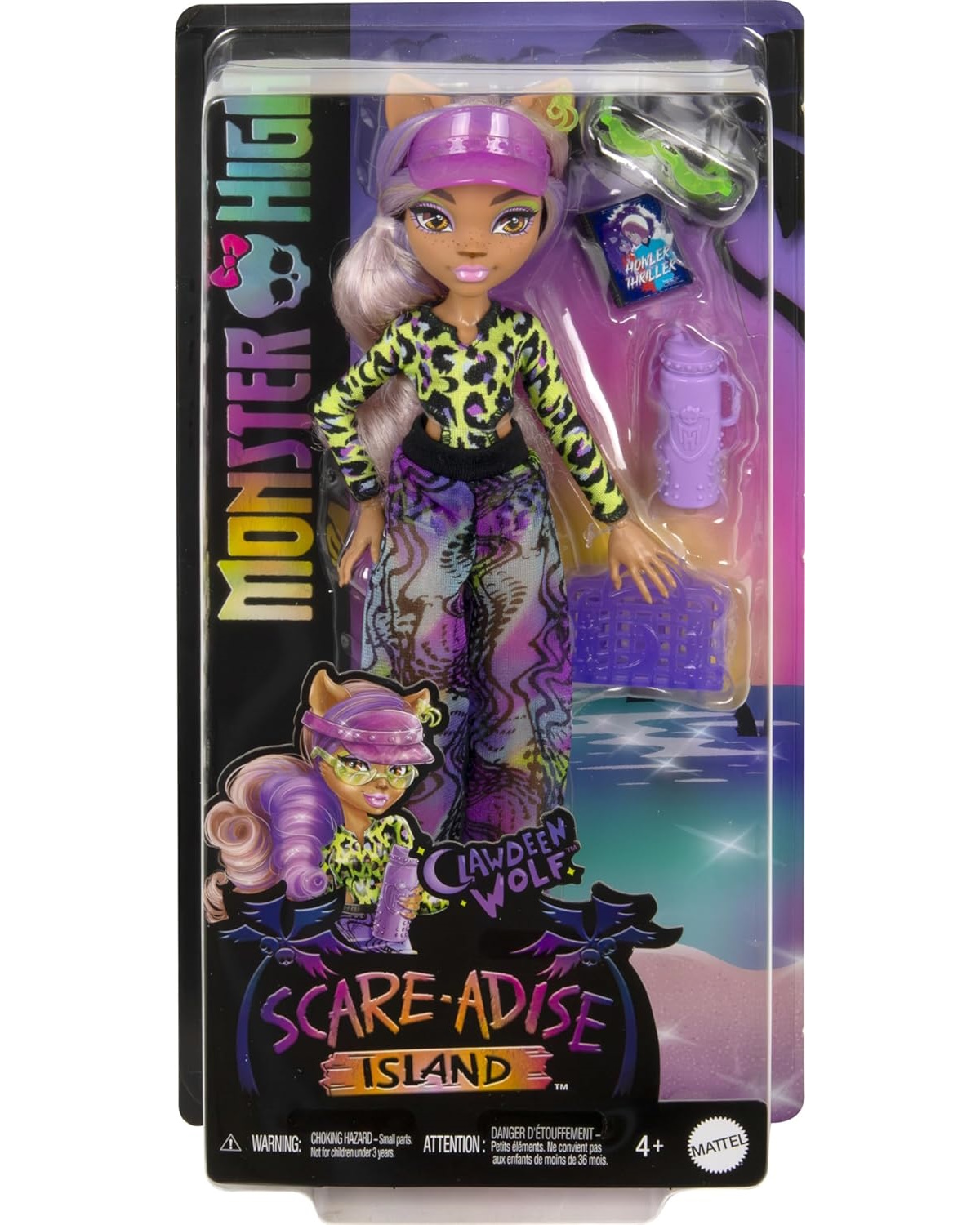 Кукла модельная Monster High Spring Break Clawdeen HRP67 - фото 6