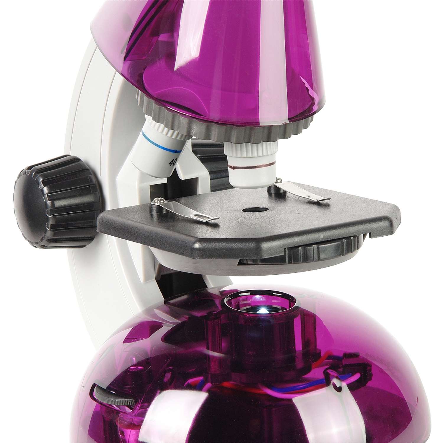 Микроскоп Микромед Атом 40x-640x с набором для опытов и книгой - фото 2