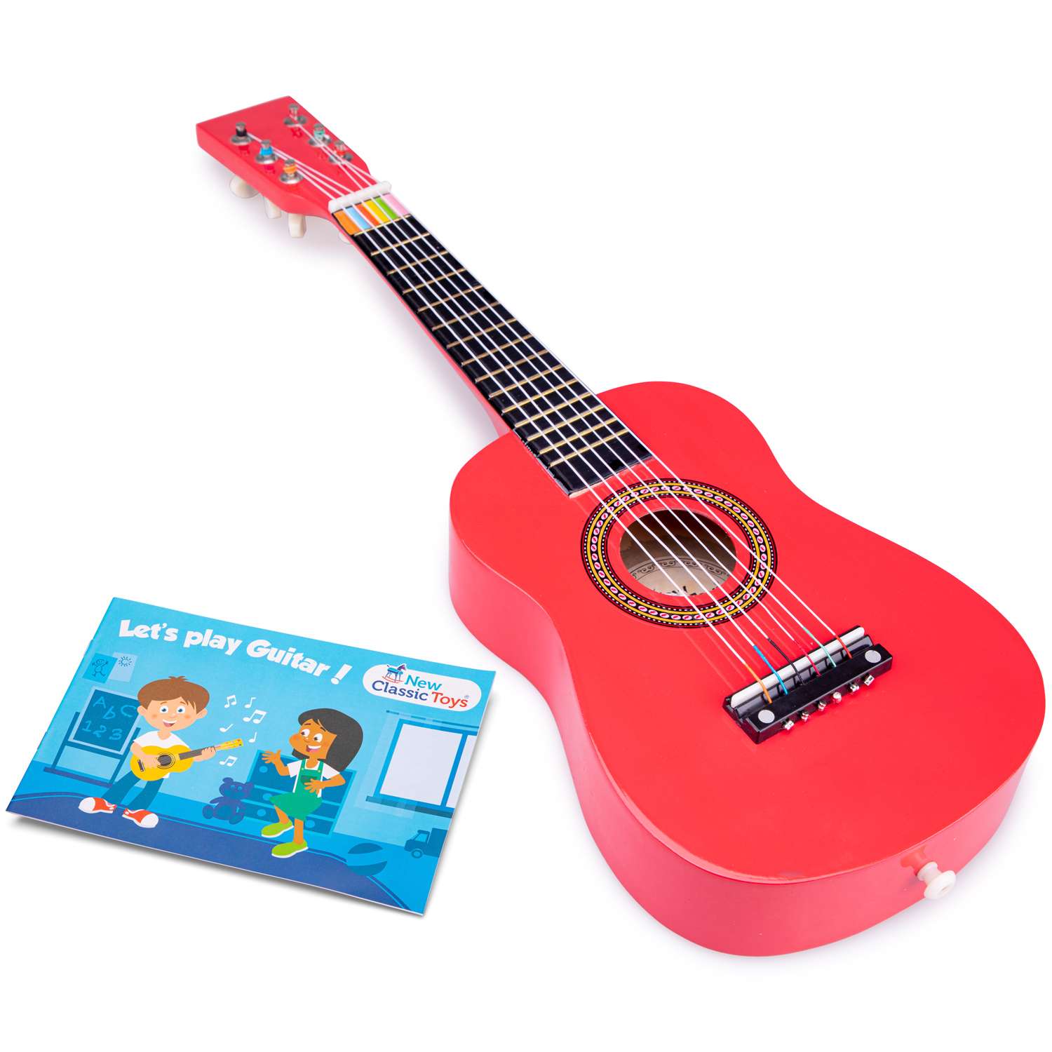 Гитара New Classic Toys 60 см красная 10341 - фото 2