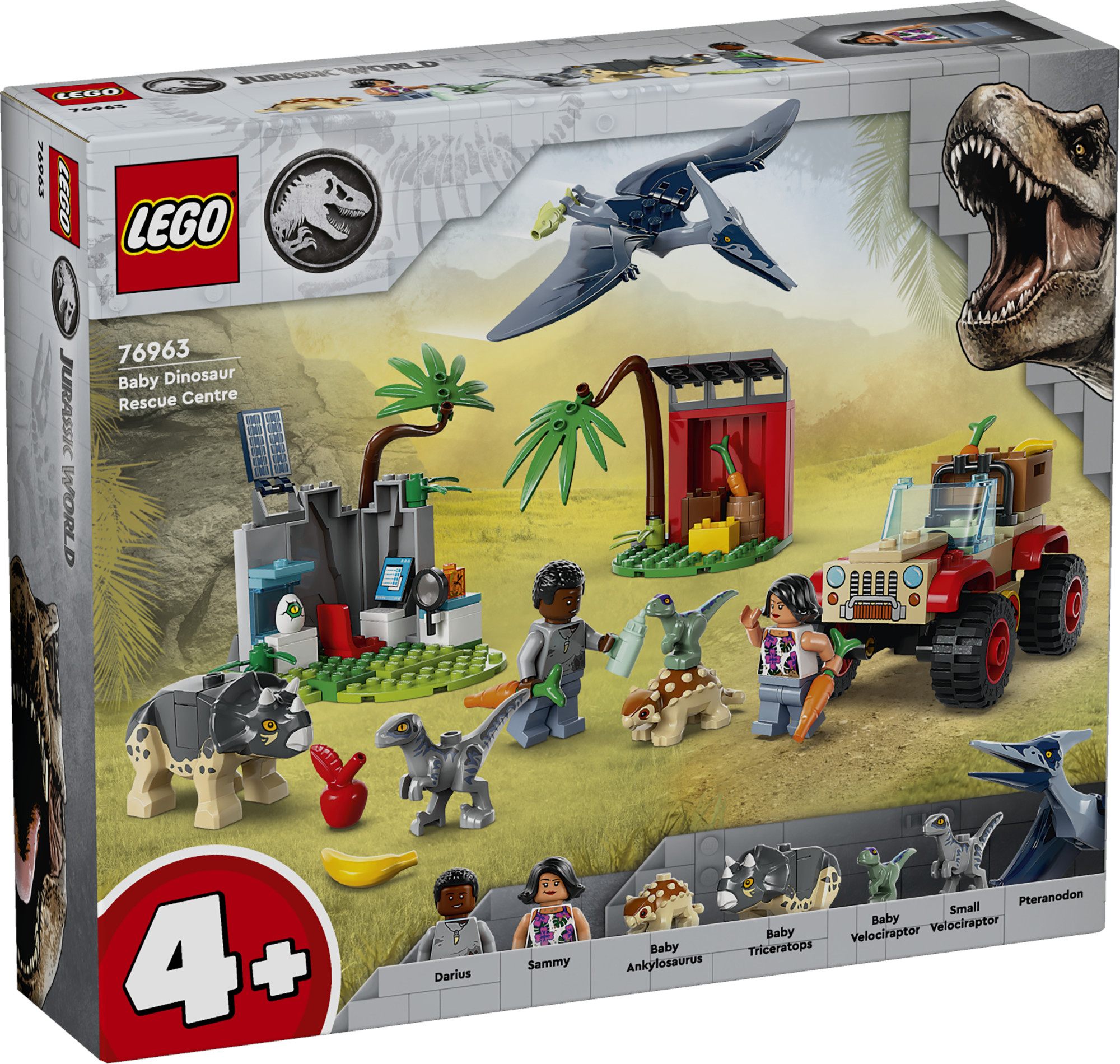 Конструктор LEGO Jurassic World Центр спасения детенышей динозавров 76963  купить по цене 4099 ₽ в интернет-магазине Детский мир