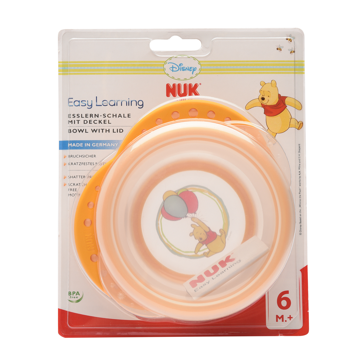 Миска с крышкой Nuk Disney Easy Learning с 6 мес. - фото 2