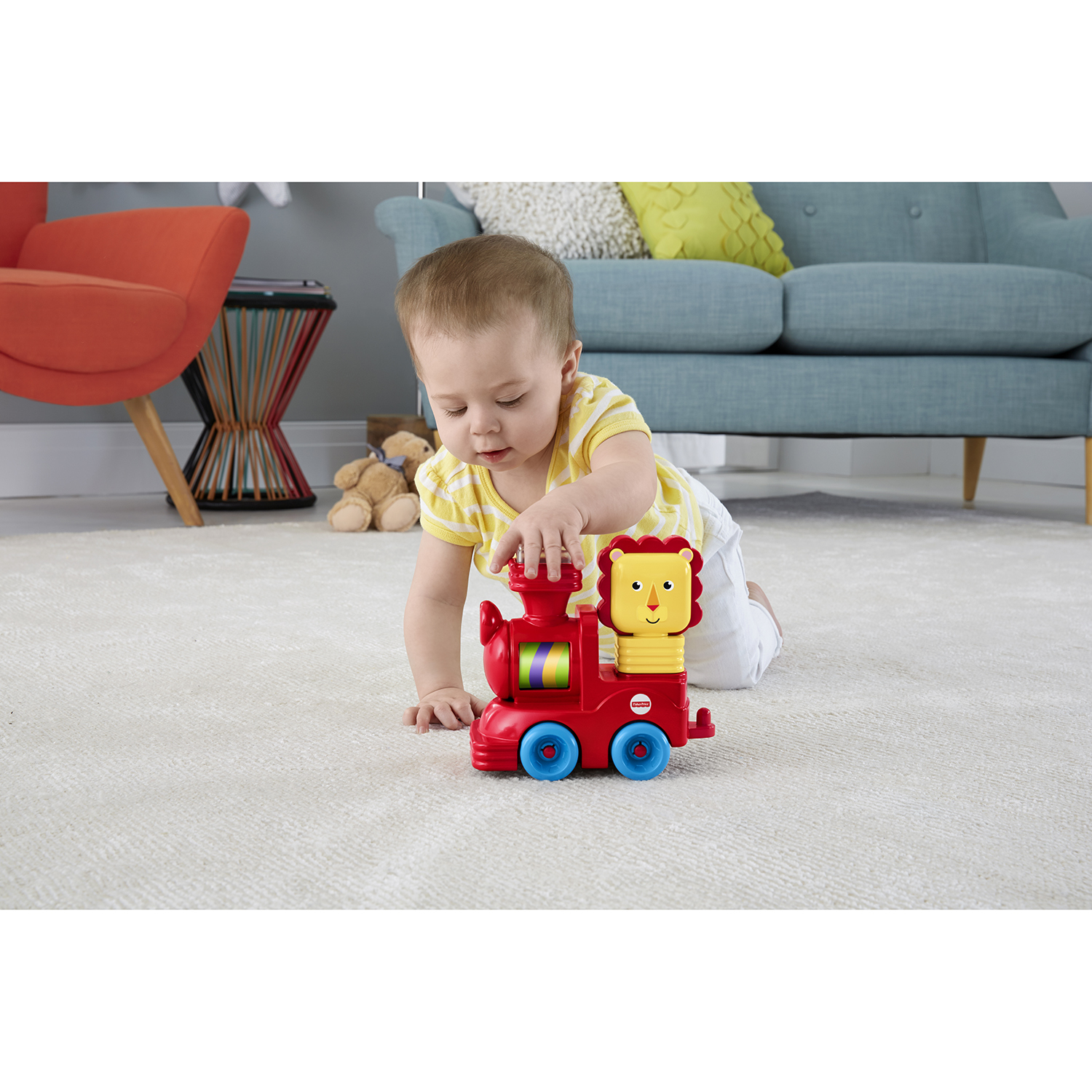 Игрушка Fisher Price Поезд в джуглях DRG33 - фото 10