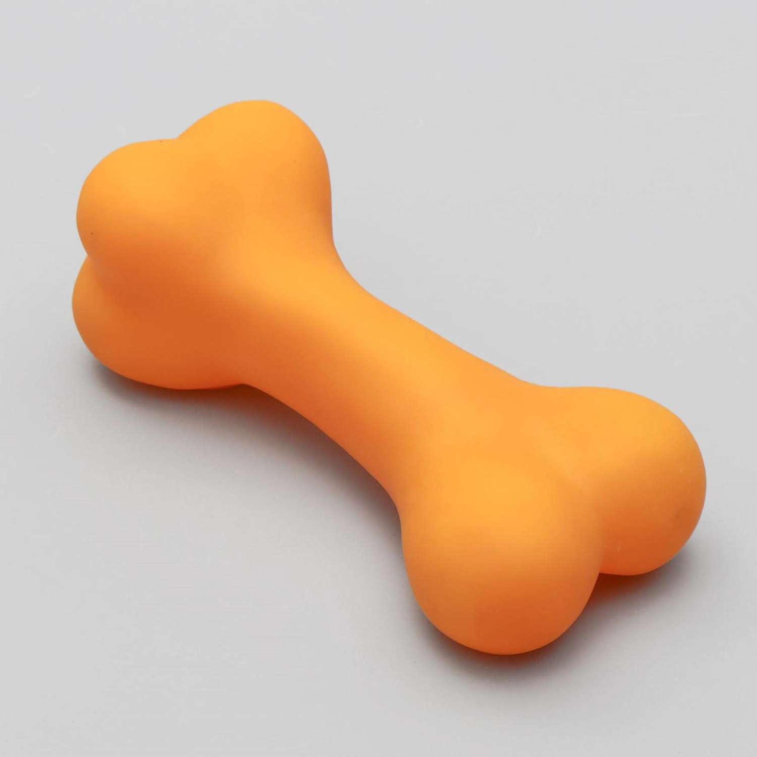 Игрушка для собак Пижон «Кость большая» оранжевая - фото 1