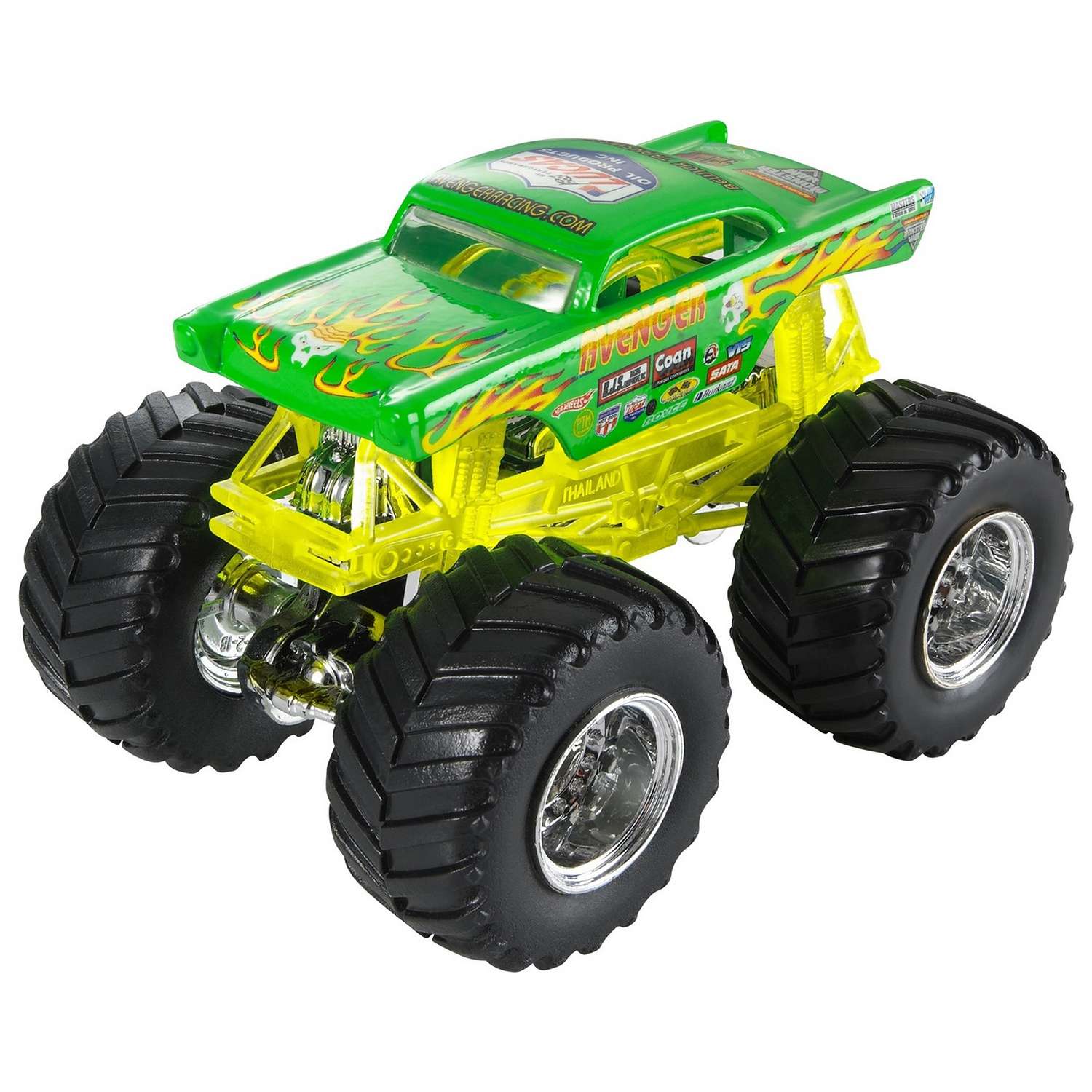 Машина Hot Wheels Monster Jam 1:64 Мститель W4158 21572 - фото 1