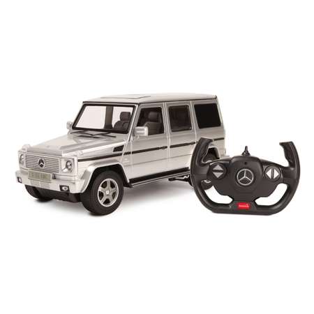 Машина Rastar РУ 1:14 Mercedes-Benz G55 Серебряная 30400