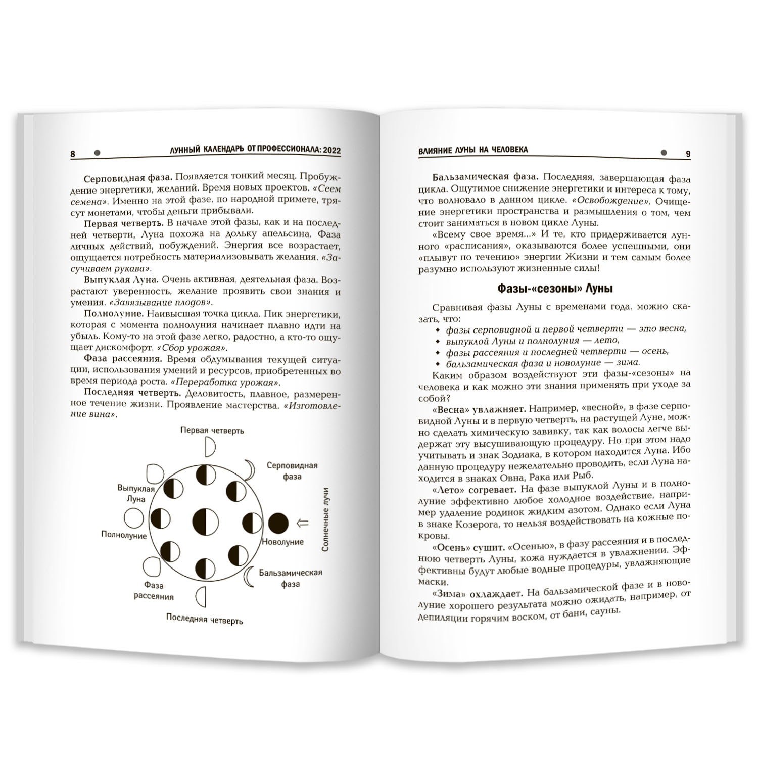Книга Феникс Лунный календарь от профессионала 2022 год