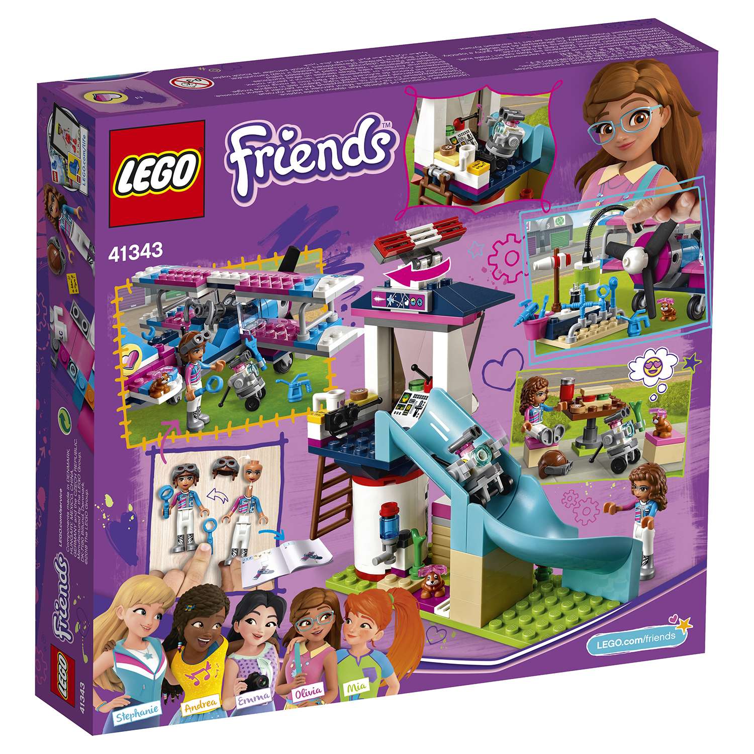 Конструктор LEGO Friends Экскурсия по Хартлейк-Сити на самолете 41343 - фото 3