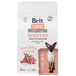 Корм для кошек Brit Care 1.5кг взрослых с индейкой и ягненком сухой