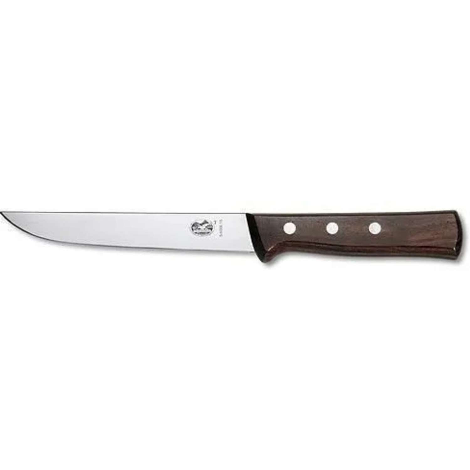 Нож кухонный Victorinox 5.6006.15 стальной обвалочный лезвие 150 мм прямая заточка коричневый - фото 1