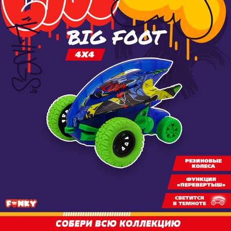Монстр-трак Funky Toys акула синий