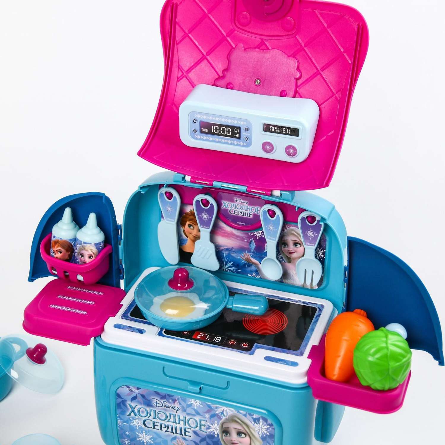 Игровой набор Disney «Кухня» Холодное сердце. в рюкзачке - фото 12