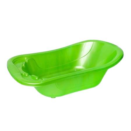 Ванна детская elfplast для купания со сливным клапаном 50 л салатовый