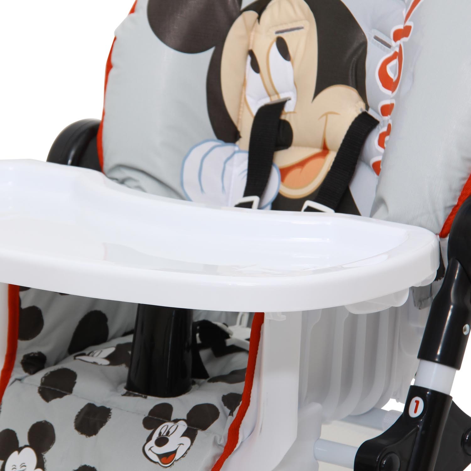 Стульчик для кормления Polini kids Disney baby 470 Микки Маус Серый - фото 17