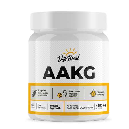 Аминокислота VitaMeal Аргинин AAKG порошок без ароматизаторов 150г