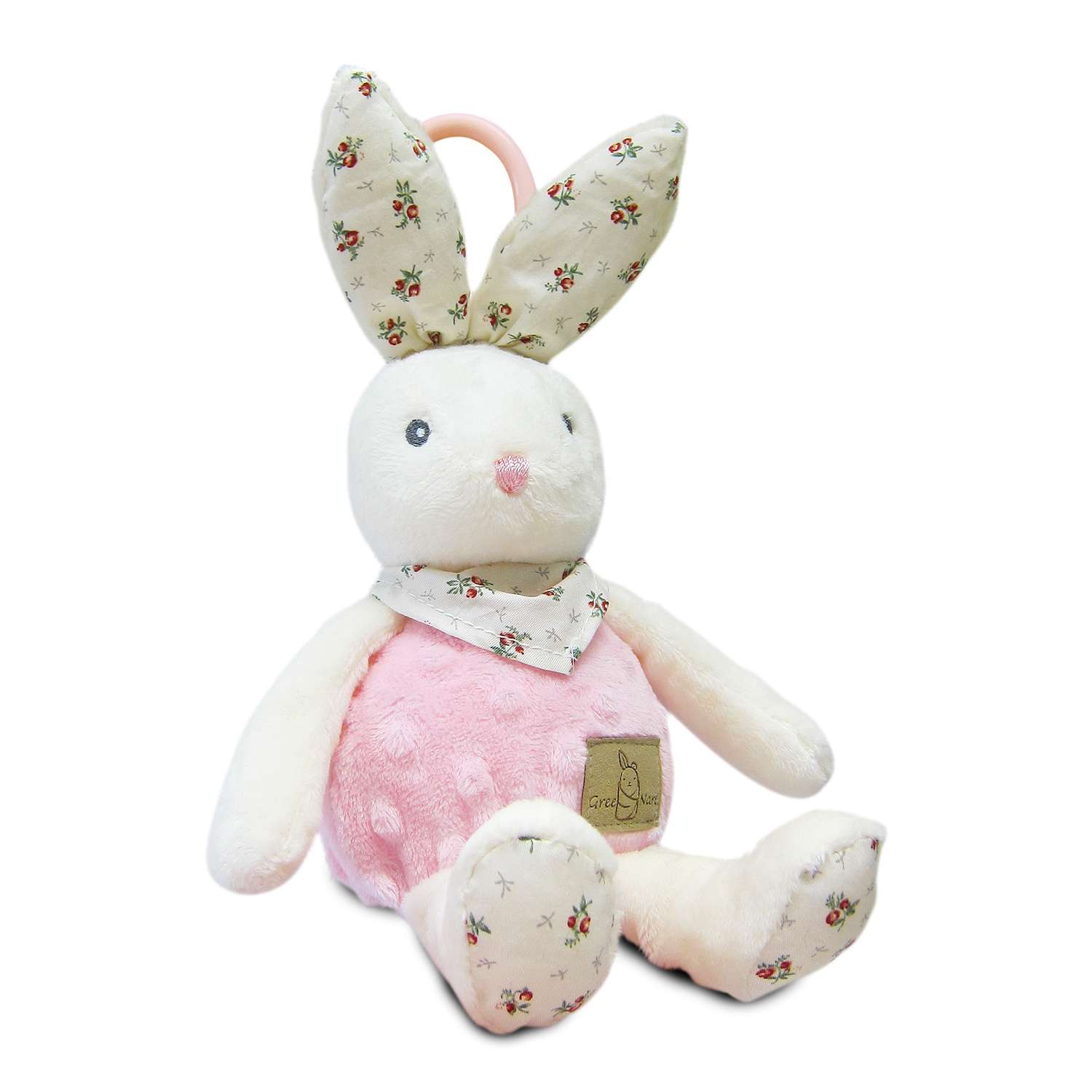Мягкая игрушка Aurora Кролик с колечком - фото 1