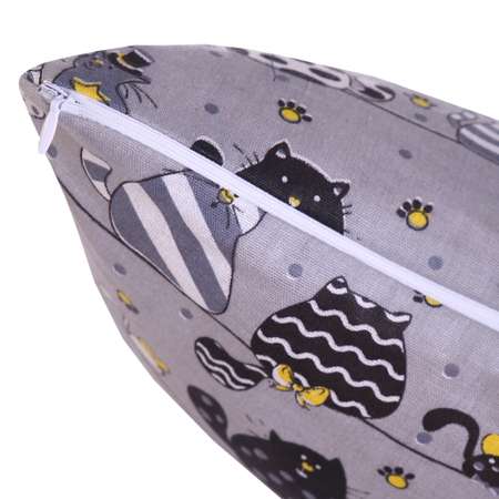 Подушка для беременных Спаленка Компакт 150*25 Котики серые