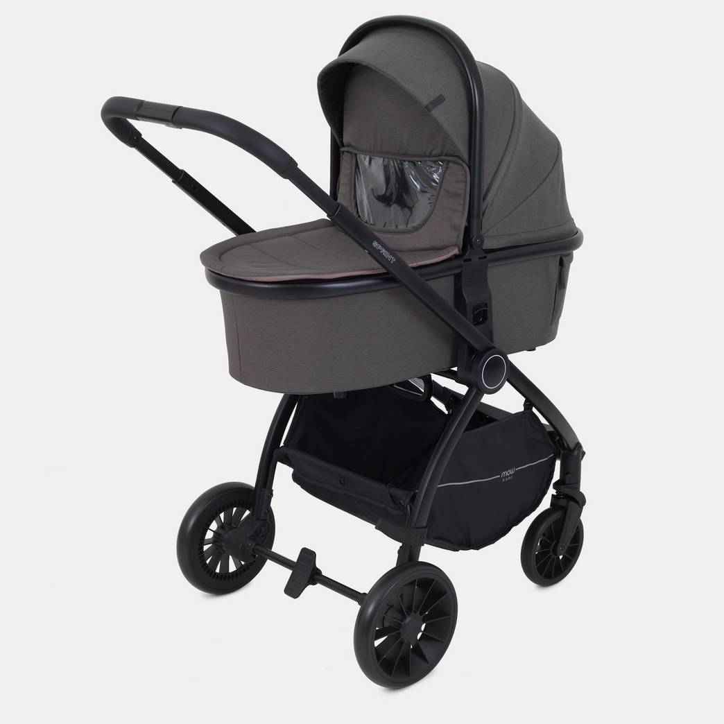 Коляска детская универсальная MOWbaby MOWBaby 2-в-1 SPRINT MB321 Brown - фото 2