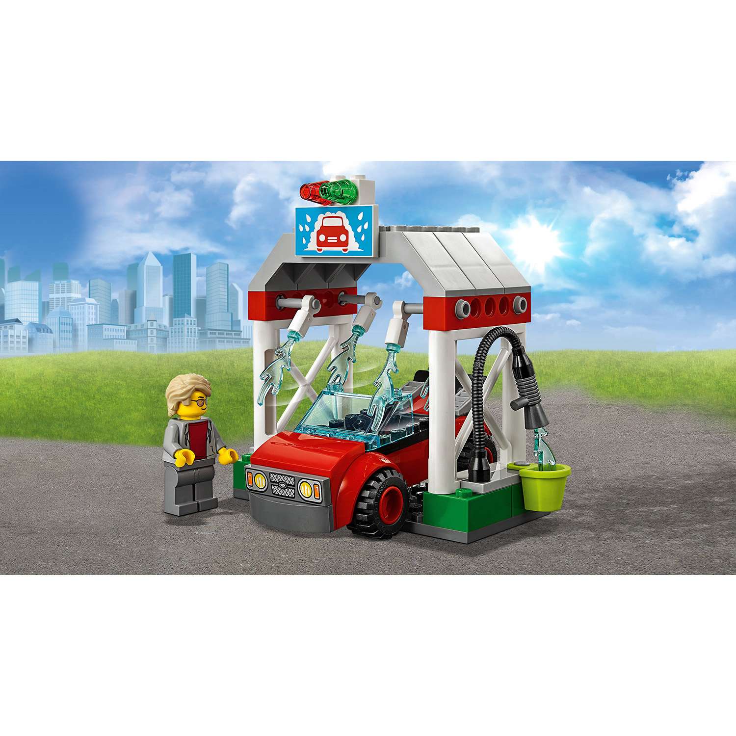 Конструктор LEGO City Town Автостоянка 60232 - фото 12
