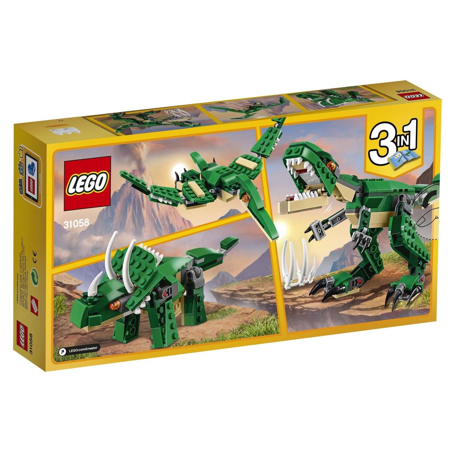 Конструктор LEGO Creator Грозный динозавр (31058) - фото 3