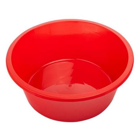 Таз elfplast круглый 5 литров хозяйственный красный