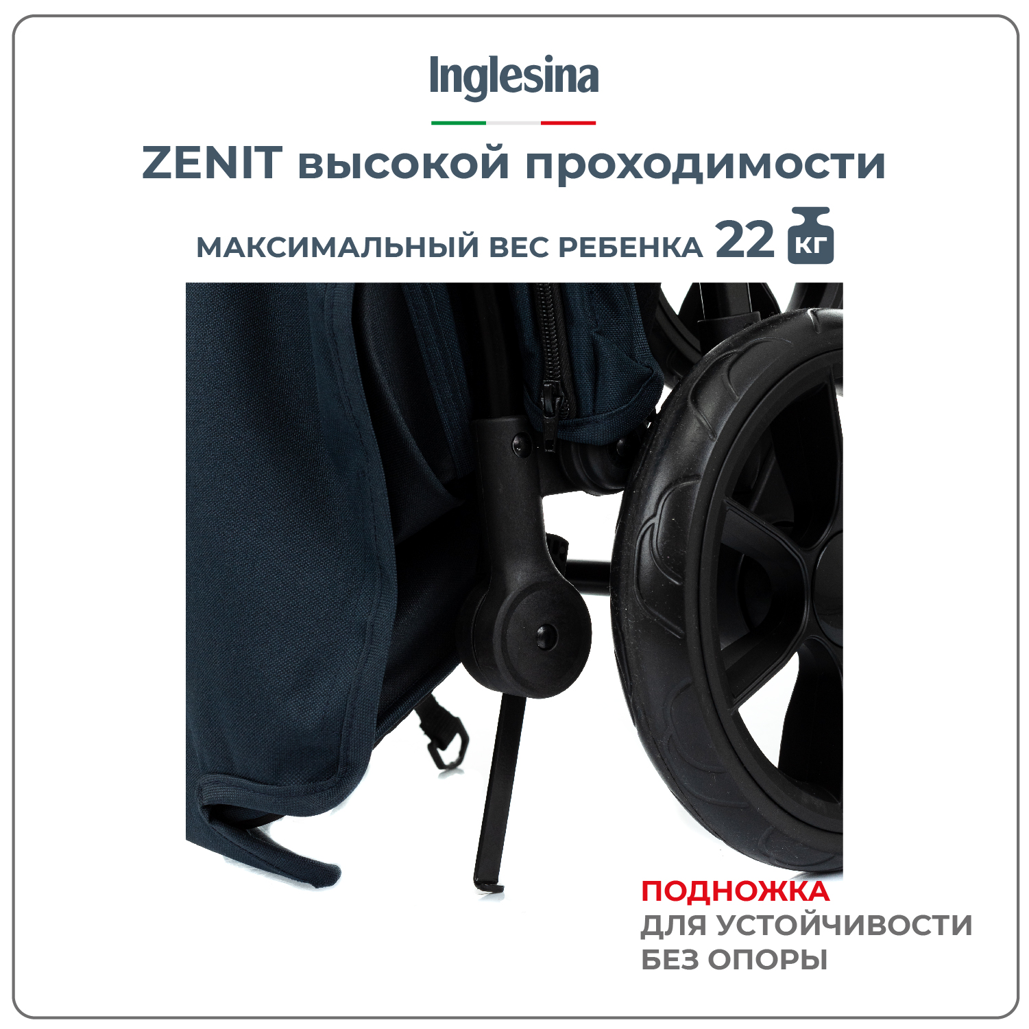 Прогулочная коляска Inglesina Zenit Navy - фото 10