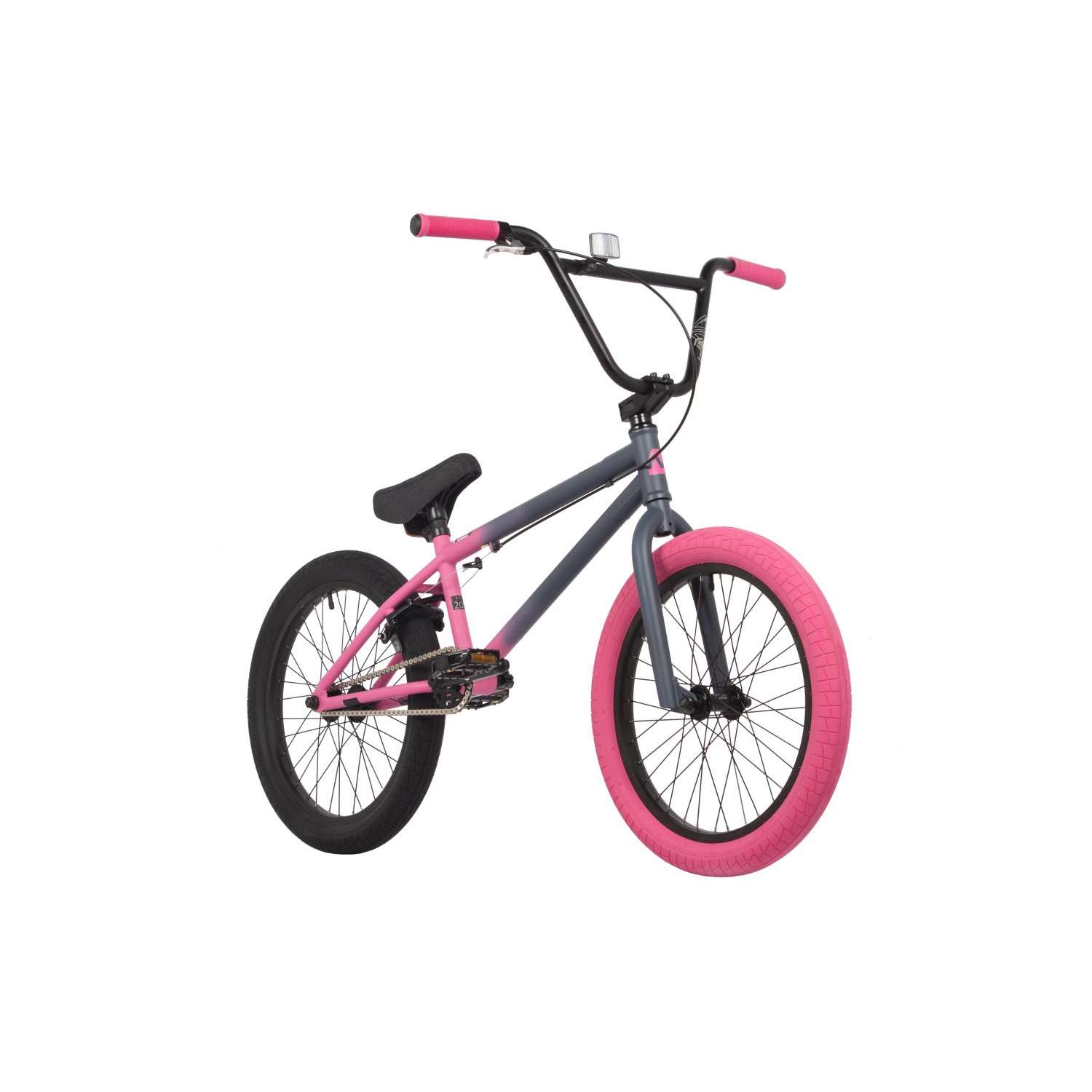 Велосипед 20BMX серо-розовый NOVATRACK BMX JUPITER - фото 1