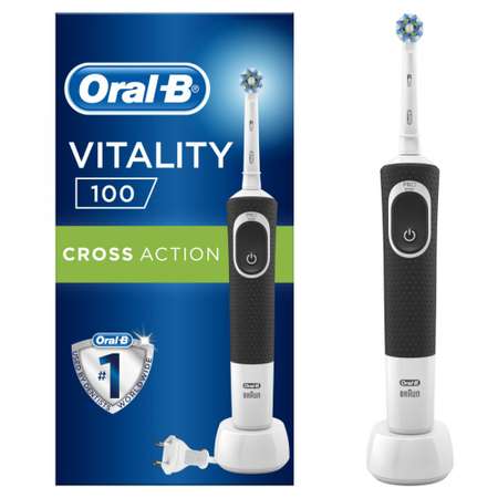 Электрическая зубная щетка ORAL-B Vitality D100.413.1 CrossAction Black