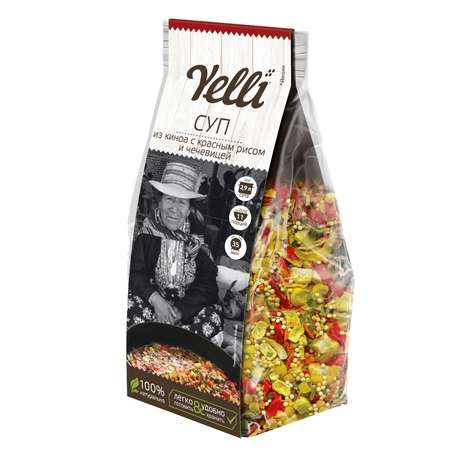 Суп Yelli киноа красный рис-чечевица 250г