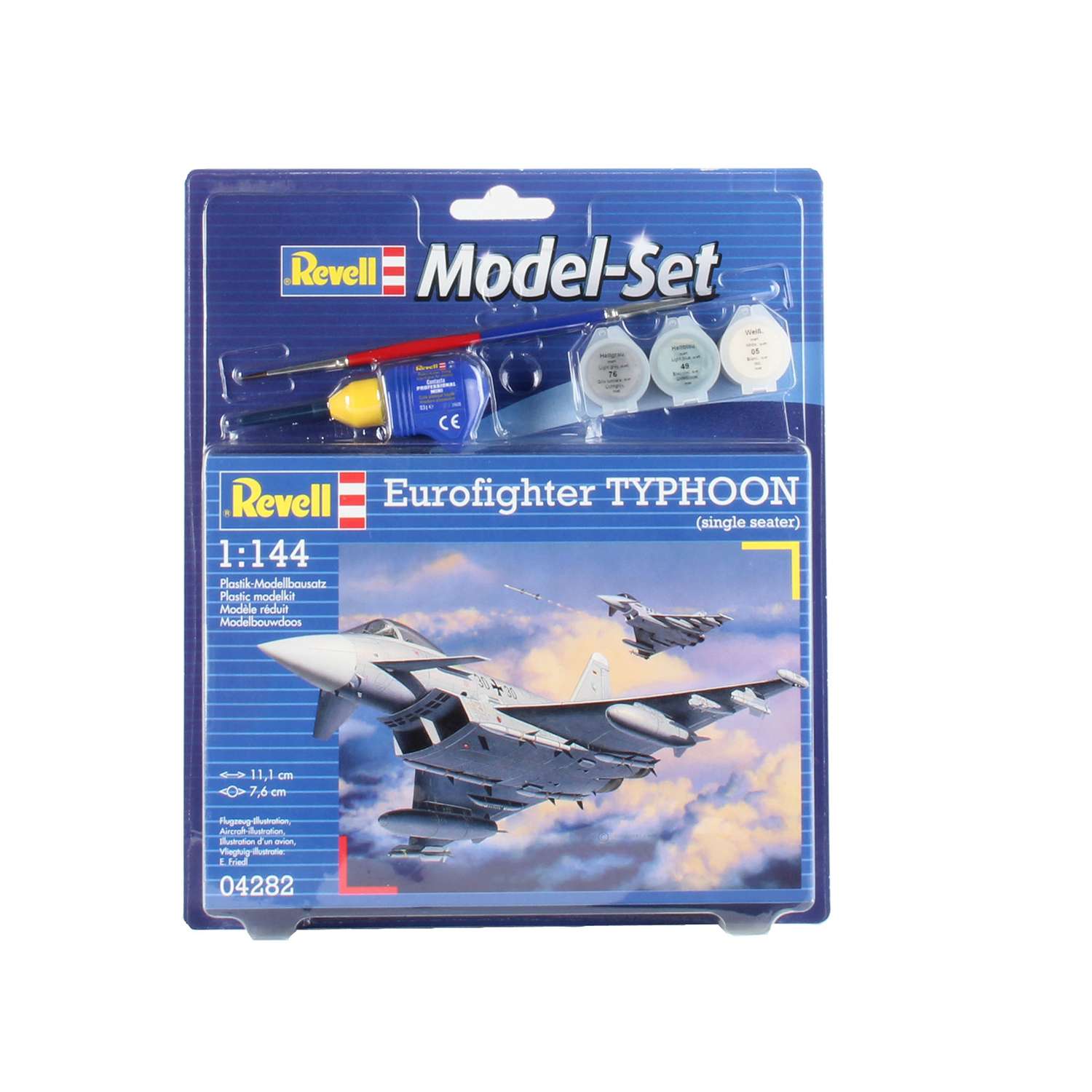 Сборная модель Revell Многоцелевой истребитель Eurofighter Typhoon 64282 - фото 2