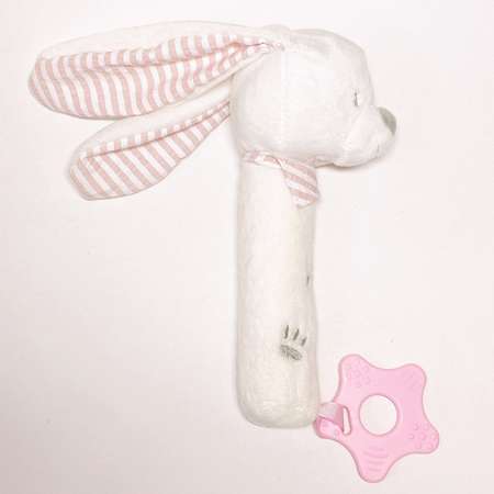 Игрушка-пищалка Uviton Baby bunny Арт.0202Розовый