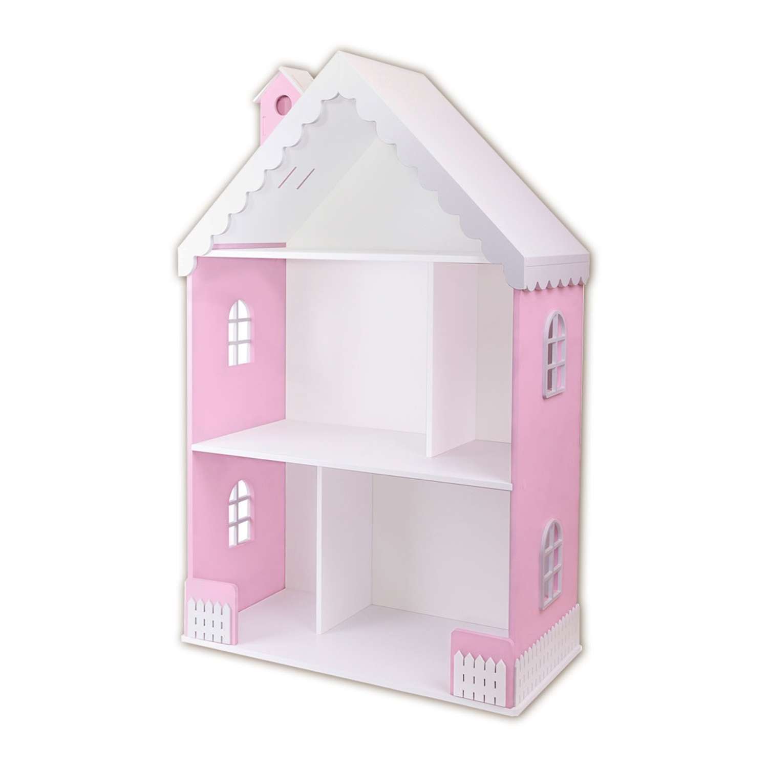 Кукольный дом Pema kids розово-белый Материал МДФ ВероникаРозБел - фото 2