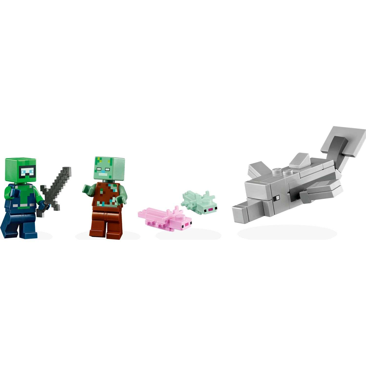 Конструктор LEGO Minecraft The Axolotl House 21247 - фото 6