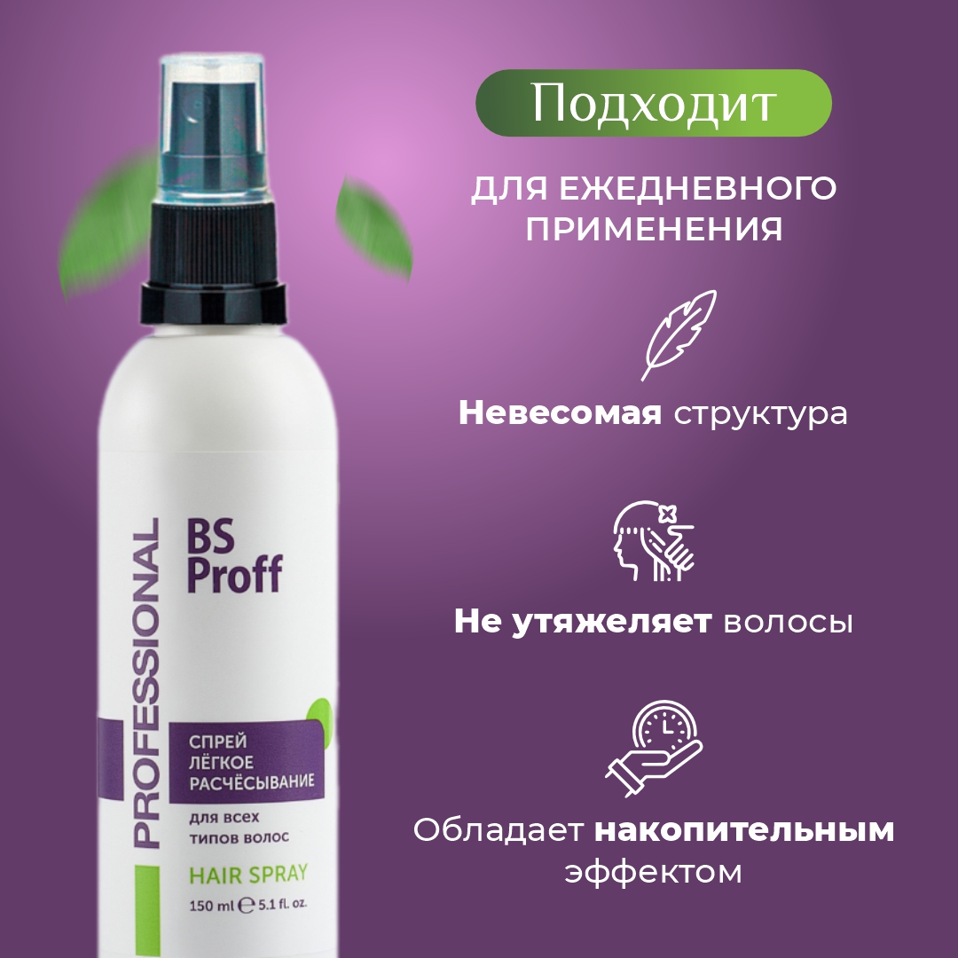 Спрей BSP bio spa для лёгкого расчёсывания 150 мл - фото 8