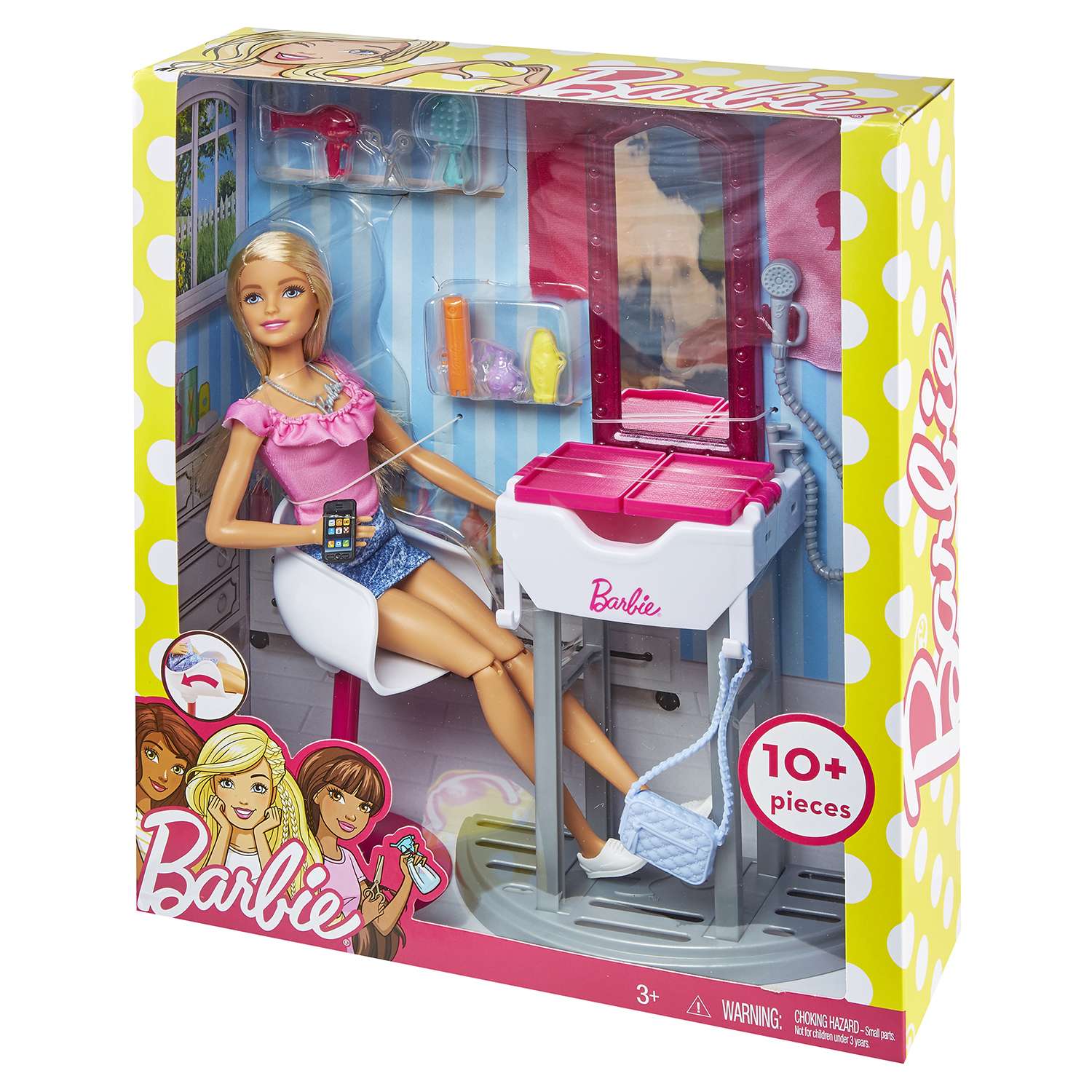 Игровой набор Barbie BRB Наборы мебели и кукла в ассортименте DVX51 - фото 6