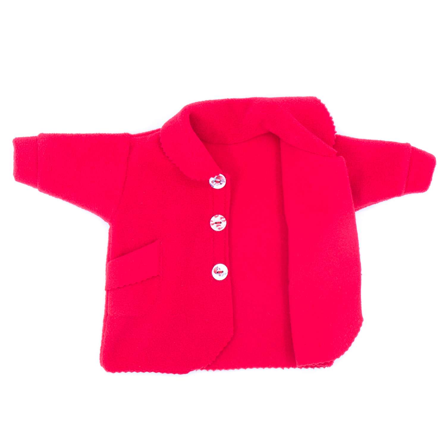 Комплект одежды Модница Пальто с беретом для пупса 43-48 см 6119 красный 6119красный - фото 10