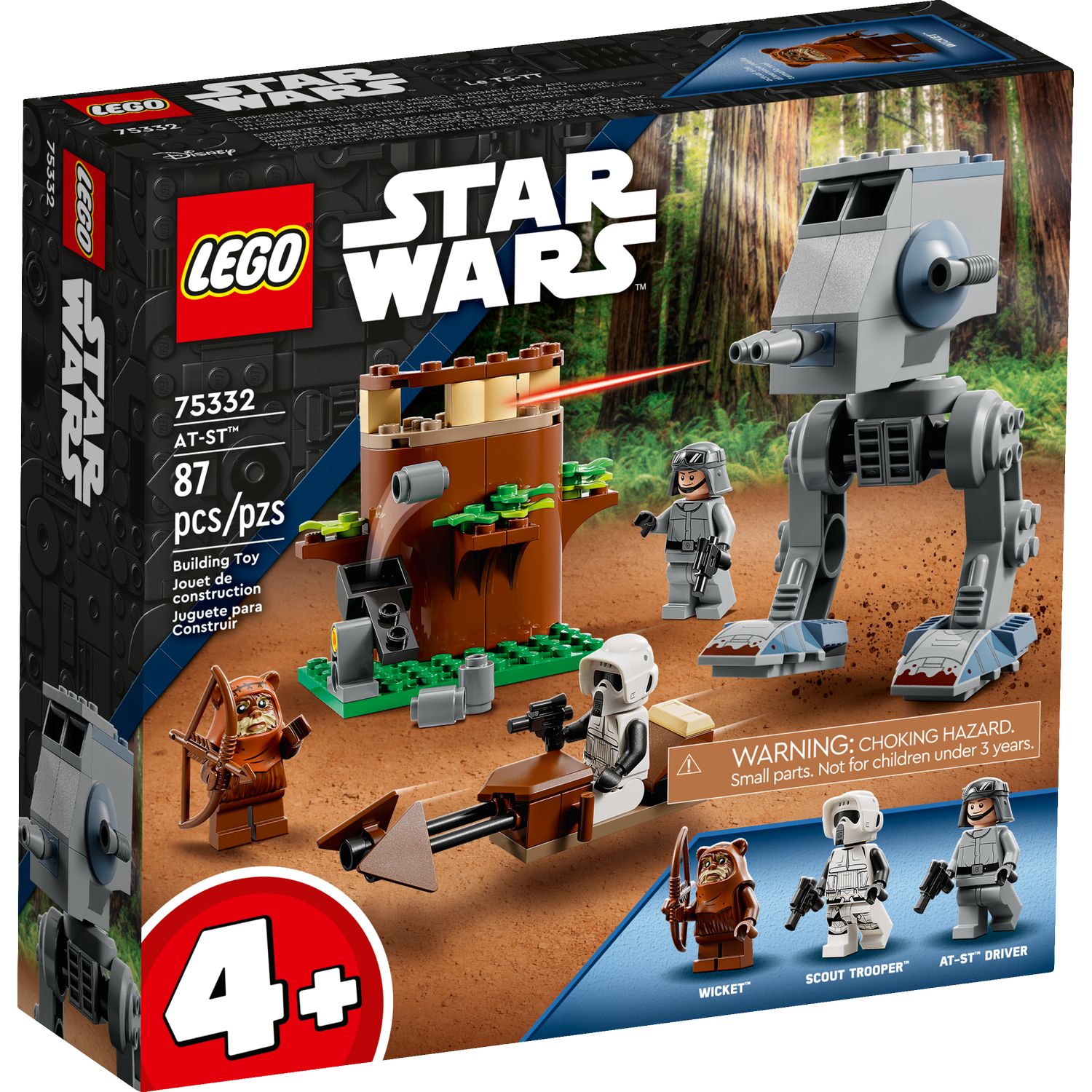 Конструктор LEGO STAR WARS: Шагоход AT-ST 75332