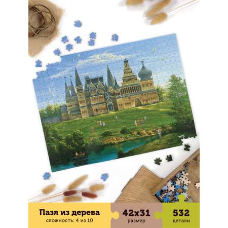 Пазл деревянный Collaba puzzle большие. Коломенский дворец