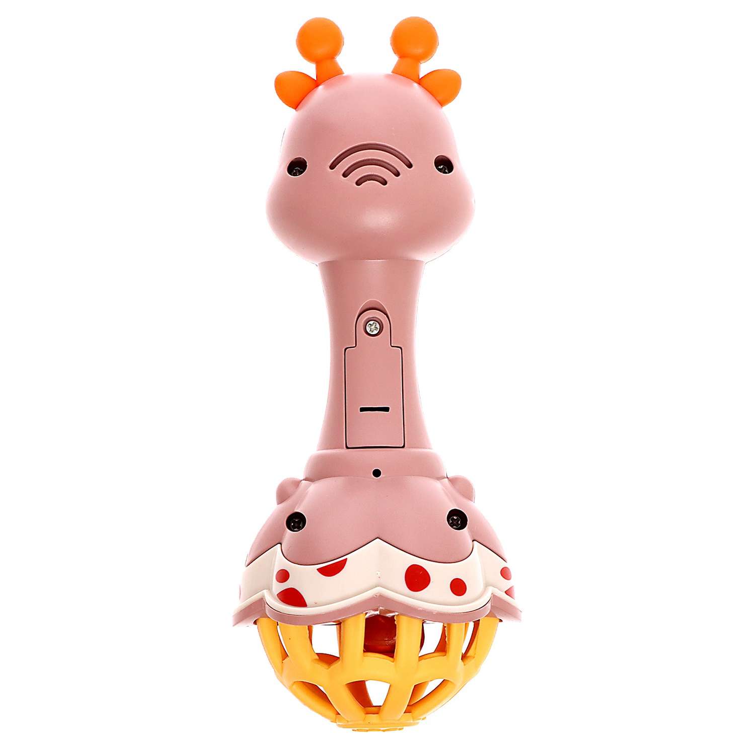 Музыкальная игрушка Zabiaka «Весёлый жирафик» звук свет цвет розовый - фото 5