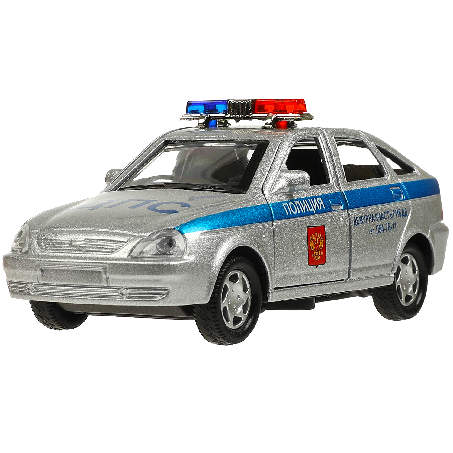 Машина Технопарк Lada priora Полиция 369123 369123 - фото 2