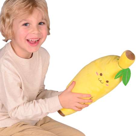 Игрушка мягкая NAT декоративная Бананчик 38 см